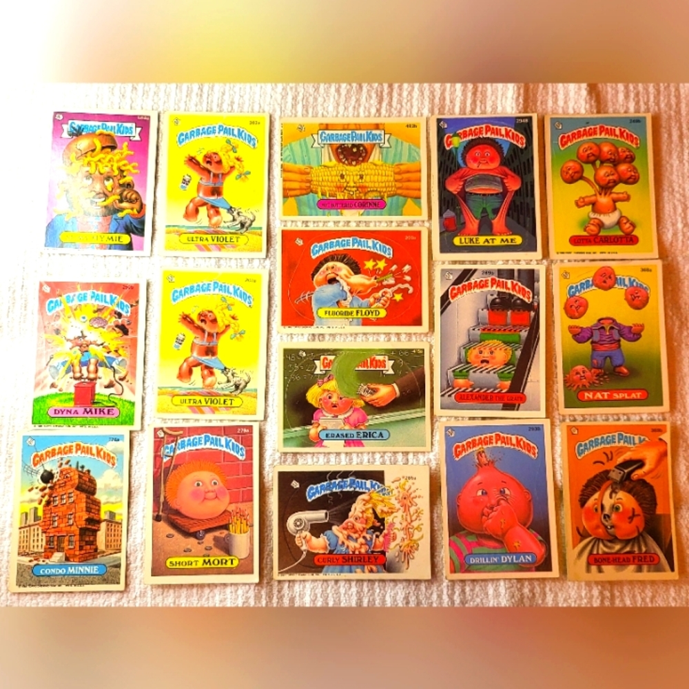 VINTAGE GARBAGE PALE STICKER CARDS!